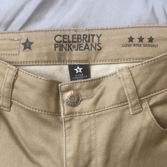 Celebrity Pink Skinny Jeans Khaki Size 5 - Picture 2 of 8